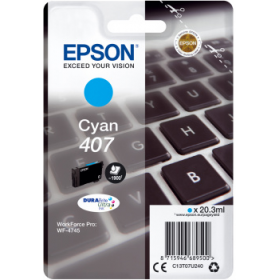 EPSON CART. INK CIANO PER WF-4545, 407 L