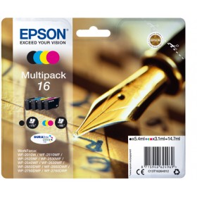 EPSON MULTIPACK PER WF-2510WF, WF-2520NF, WF-2530WF WF-2540WF SERIE 16 PENNA E CRUCIVERBA