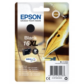 EPSON CART INK XL NERO PER WF-2510WF, WF-2520NF, WF-2530WF WF-2540WF SERIE 16XL PENNA E CRUCIVERBA
