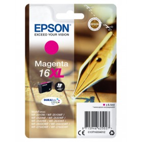 EPSON CART INK XL MAGENTA PER WF-2510WF, WF-2520NF, WF-2530WF WF-2540WF SERIE 16XL PENNA E CRUCIVERBA