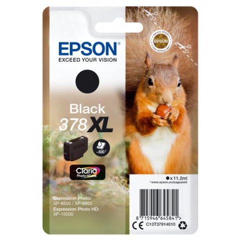 EPSON CART INK INK NERO SCOIATTOLO 378XL EPSON CART INK INK NERO SCOIATTOLO 378XL