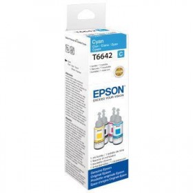 EPSON FLACONE INK CIANO 70ML PER SERIE L ECO TANK, T6641