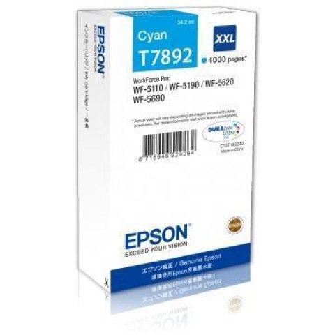 EPSON CART INK CIANO XXL PER WF-5620, SERIE TORRE DI PISA