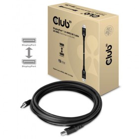 CLUB3D DISPLAYPORT 1.4 HBR3 CABLE MALE / MALE 5 METERS/16.40FT 8K @60HZ   28AWG