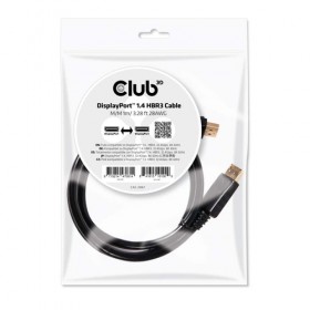 CLUB3D DISPLAYPORT 1.4 HBR3 CABLE MALE / MALE 1M/3.28FT.