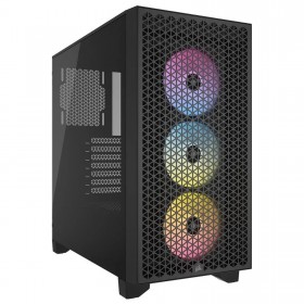 CORSAIR CASE 3000D RGB AIRFLOW, MID TOWER, NERO