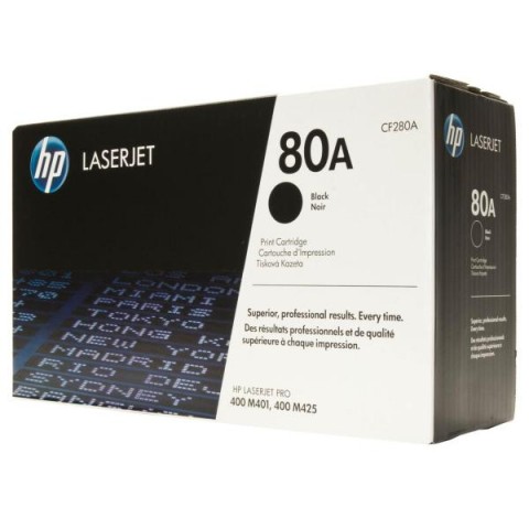HP TONER NERO PER M401/M425 2700PAG, 80A