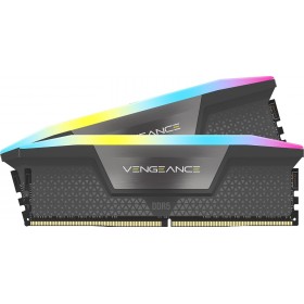 CORSAIR VENGEANCE RGB DDR5 32GB (2 x 16GB) DDR5 6000 CL38-44-44-96 1.35V Intel XMP AMD EXPO - GREY CORSAIR VENGEANCE RGB DDR5 32GB (2 x 16GB) DDR5 6000 CL38-44-44-96 1.35V Intel XMP AMD EXPO - GREY