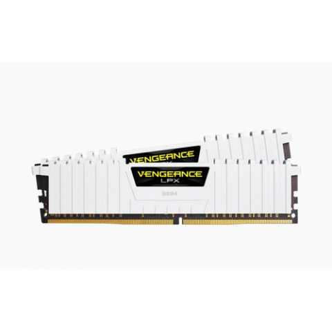CORSAIR RAM VENGEANCE LPX 16GB 2x8GB DDR4 3200 PC4-25600 C16 1.35V DESKTOP MEMORY - WHITE