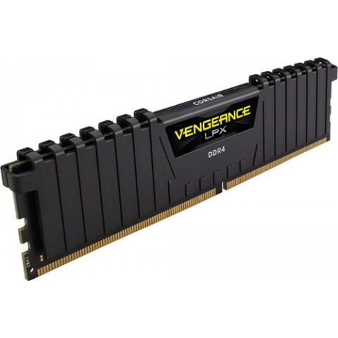 CORSAIR RAM VENGEANCE LPX 8GB 1X8GB DDR4 2666 PC4-21300 C16 1.2V DESKTOP MEMORY - BLACK