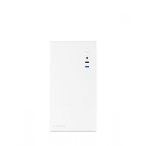 NUWO CASE OFFICE M-ATX EGUERA A103 0.60MM SPCC USB3.0 80MM FRONT METAL SIDE METAL BIANCO