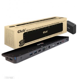 CLUB 3D DOCKING STATION USB-C GEN 1 TRIPLE DP 100W POWER SUPPLY