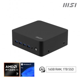 MSI MINI PC CUBI Z AI Ryzen 7 8845HS 16GB 1T SSD WIN 11 PRO