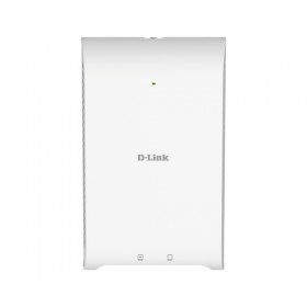 D-LINK ACCESS POINT WIRELESS AC1200 WAVE 2 IN-WALL, POE