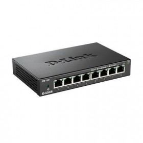 D-LINK SWITCH 8 PORTE 10/100 CASE METALLICO