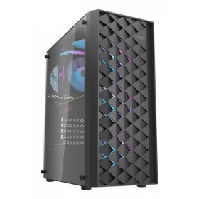 DARKFLASH DK351 PC CASE, ATX/MICRO-ATX/MINI-ITX MOTHERBOARD SUPPORT, 4 ARGB FANS, TEMPERED-GLASS DARKFLASH DK351 PC CASE, ATX/MICRO-ATX/MINI-ITX MOTHERBOARD SUPPORT, 4 ARGB FANS, TEMPERED-GLASS