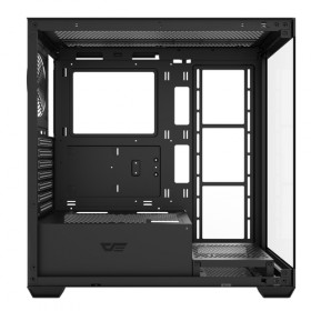 DARKFLASH DS900 PC CASE, ATX/MICRO-ATX/MINI-ITX MOTHERBOARD SUPPORT, NO FANS, TEMPERED-GLASS FRONT DARKFLASH DS900 PC CASE, ATX/MICRO-ATX/MINI-ITX MOTHERBOARD SUPPORT, NO FANS, TEMPERED-GLASS FRONT