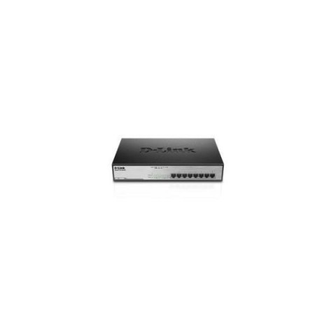 D-LINK SWITCH 8 PORTE GIGABIT POE DESKTOP RACK MOUNTABLE