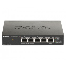 D-LINK SWITCH 5 PORTE GIGABIT POE SMART MANAGED, 1 PORTA POWER DELIVERY D-LINK SWITCH 5 PORTE GIGABIT POE SMART MANAGED, 1 PORTA POWER DELIVERY