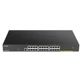D-LINK SWITCH 24 PORTE GIGABIT POE SMART MANAGED