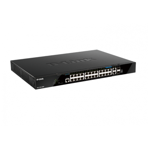 D-LINK SWITCH 28 PORTE DI CUI 20 PORTE GE POE + 4 PORTE 2.5 GE POE + 2 10GE PORTE + 2 SFP+, SMART MANAGED