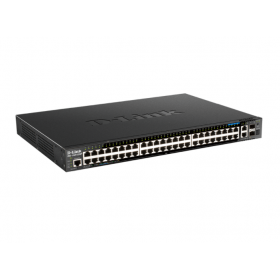 D-LINK SWITCH 52 PORTE DI CUI 44 PORTE GE POE + 4 PORTE 2.5 GE POE + 2 PORTE 10 GE + 2 SFP+, SMART MANAGED