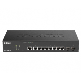 D-LINK SWITCH 8 PORTE GIGABIT MANAGED INCL. 2 X SFP