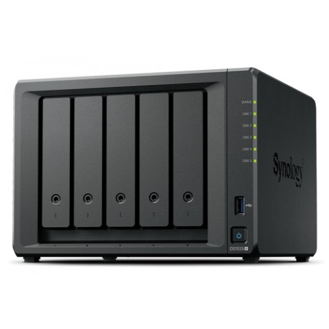 SYNOLOGY NAS TOWER RACK 5X SATA, 2X NVME, RYZEN V1500B, 8GB ECC, 2.5GBE, 1200FPS@720P, 2 LICENZE INC