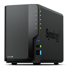 SYNOLOGY NAS TOWER DS225+ X 2HD 3.5"/2.5" SATA2/3 - NO HD - CELERON J4125 -2GB DDR4-1P LAN RJ45 1GBE
