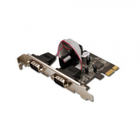 DIGITUS SCHEDA PCI EXPRESS CON 2PORTE SERIALI 9 POLI