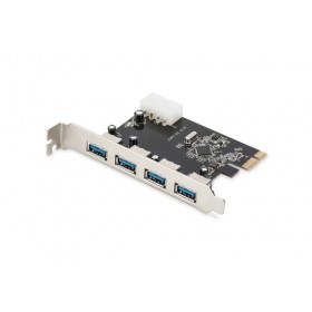 DIGITUS SCHEDA AGGIUNTIVA PCI EXPRESS 4 PORTE USB 3.0