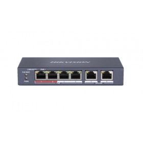 HIKVISION SWITCH 8 PORT GIGABIT UNMANAGED POE SWITCH 1 GIGABIT RJ45 UPLINK PORT, 1 GIGABIT SFP UPLIN