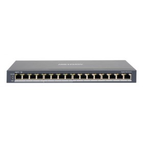 SWITCH HIKVISION GIGABIT CASE METALLICO POE - SOHO 8 GIGABIT POE PORTS, 8 GIGABIT RJ45, 802.3AF/AT,