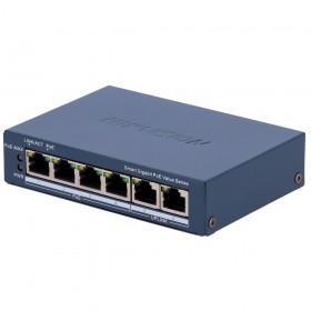 SWITCH HIKVISION SMART MANAGED POE GIGABIT L2, 4 GIGABIT RJ45 POE PORTS, 1 GIGABIT RJ45 PORT, 1 GIGA SWITCH HIKVISION SMART MANAGED POE GIGABIT L2, 4 GIGABIT RJ45 POE PORTS, 1 GIGABIT RJ45 PORT, 1 GIGA