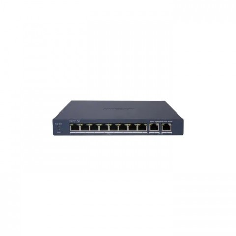 SWITCH HIKVISION SMART MANAGED POE GIGABIT L2, 8 GIGABIT RJ45 POE PORTS, 2 GIGABIT SFP PORT, 802.3AF SWITCH HIKVISION SMART MANAGED POE GIGABIT L2, 8 GIGABIT RJ45 POE PORTS, 2 GIGABIT SFP PORT, 802.3AF