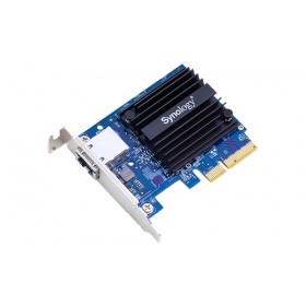 SYNOLOGY SCHEDA ADD-IN 10GBASE-T/NBASE-T HIGH SPEED PORTA SINGOLA, 1xRJ-45, SUPPORTI IEEE 802.3AN/BZ (10GBASE-T/NBASE-T) E 3x802, SUPPORTO 2,5/5/10GBPS, 1xRJ-45, 4xPCLE 3.0