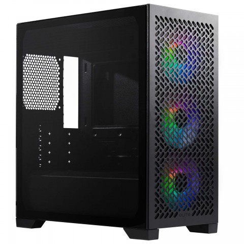 COOLER MASTER CASE MB ATX/MICRO ATX/MINI ITX, 3 VENTOLE ARGB, SUPPORTO RAD 280MM, USB-C, NERO