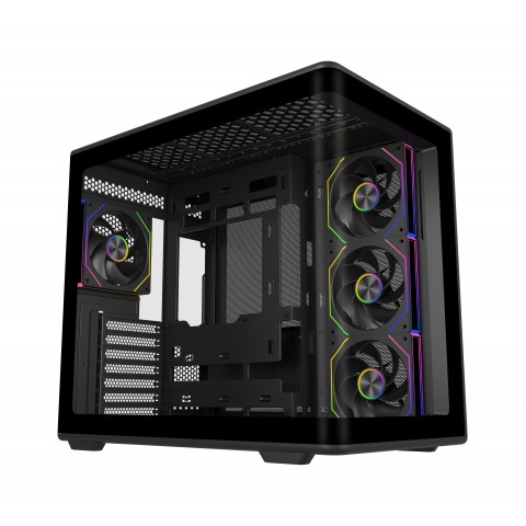 COOLER MASTER CASE ELITE  600 4 FANS NERO