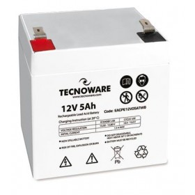 TECNOWARE POWER BATTERY 12V 5AH FASTON 6,3MM TECNOWARE POWER BATTERY 12V 5AH FASTON 6,3MM