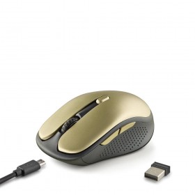 NGS MOUSE EVO RUST GOLD WIRELESS RECHARGEABLE MICES