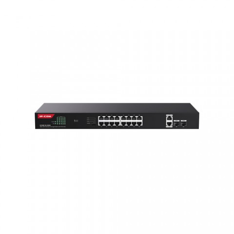 IP-COM SWITCH POE UNMANAGED, 20 PORT, 16 POE