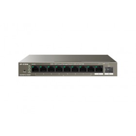 IP-COM SWITCH POE MANAGED L2, 10 PORT, 8 POE