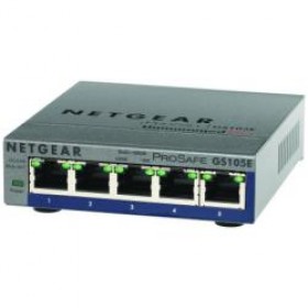 NETGEAR SWITCH 5 PORTE GIGABIT CASE METALLICO PROSAFE PLUS