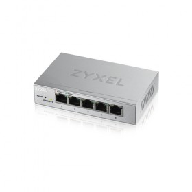 ZYXEL SWITCH UNMANAGED PLUS 5 PORTE GIGABIT, EASY MANAGEMENT PER VLAN, QoS, DESIGN SENZA VENTOLE, DESKTOP