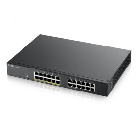 ZYXEL SWITCH MANAGED 24 PORTE GIGABIT DI CUI 12 POE, SUPPORTO IPV6, VLAN, RACK