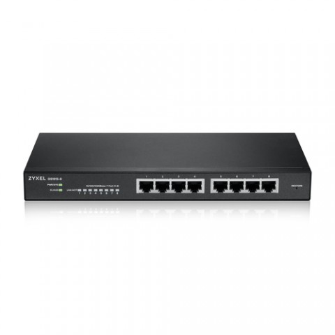 ZYXEL SWITCH MANAGED NEBULAFLEX 8 PORTE GIGABIT, IPV6, VLAN, SENZA VENTOLE, DESKTOP