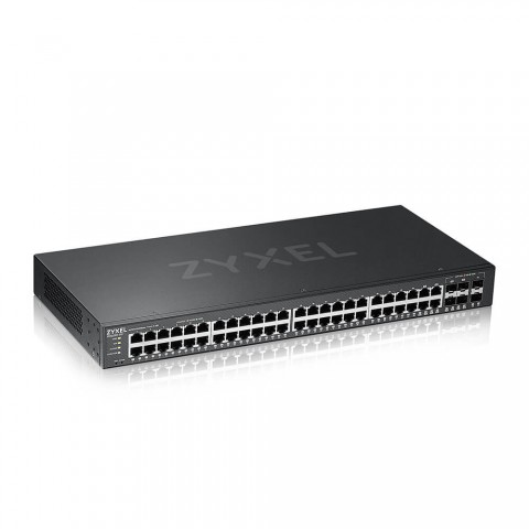 ZYXEL SWITCH MANAGED LAYER 3 LITE, 44X GB, 6 SFP, FANLESS DESKTOP/RACK, NFLEX