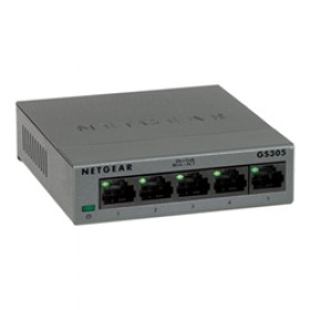 NETGEAR SWITCH 5 PORTE GIGABIT CASE METALLICO