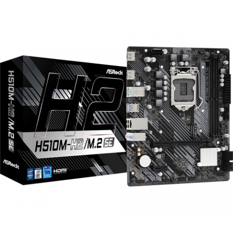 ASROCK MB H510M, H510M-H2/M.2 SE, LGA1200, DDR4, M2, MATX ASROCK MB H510M, H510M-H2/M.2 SE, LGA1200, DDR4, M2, MATX