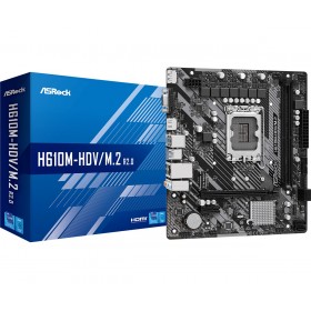 ASROCK MB INTEL H610/2DDR4/4SATA3
